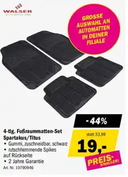 Forstinger 4-tlg. Fußraummatten-Set Spartakus/Titus Angebot