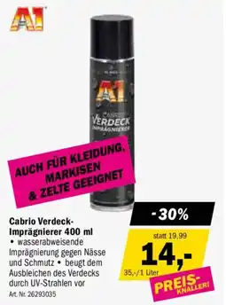 Forstinger Cabrio Verdeck- Imprägnierer Angebot