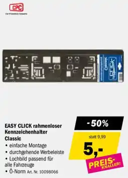 Forstinger Easy click rahmenloser kennzeichenhalter classic Angebot
