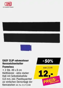 Forstinger Easy clip rahmenloser kennzeichenhalter frameless Angebot