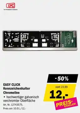 Forstinger Easy click kennzeichenhalter chromeline Angebot