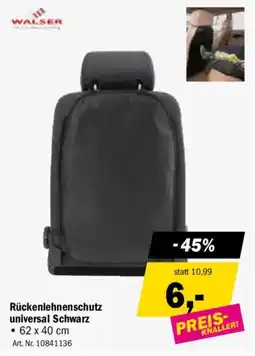 Forstinger Rückenlehnenschutz universal schwarz Angebot