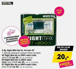 Forstinger 2-tig. night max-set h1, h4 oder h7 Angebot