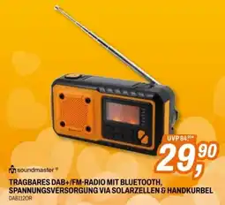 Expert Tragbares dab+/fm-radio mit bluetooth, spannungsversorgung via solarzellen & handkurbel Angebot