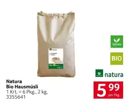 Transgourmet Natura Bio Hausmüsli Angebot