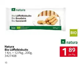 Transgourmet Natura Bio Löffelbiskuits Angebot
