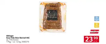 Transgourmet Ablinger sous vide stier beiried vac Angebot