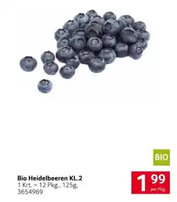 Transgourmet Bio Heidelbeeren Angebot