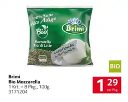 Transgourmet Brimi bio mozzarella Angebot