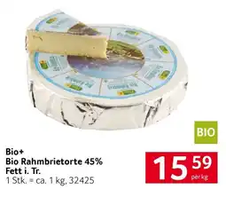 Transgourmet Bio+ Bio Rahmbrietorte 45% Fett i. Tr. Angebot