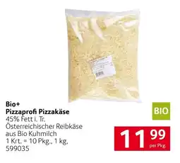 Transgourmet Bio+ Pizzaprofi Pizzakäse Angebot