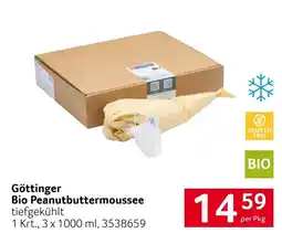 Transgourmet Göttinger Bio Peanutbuttermoussee Angebot