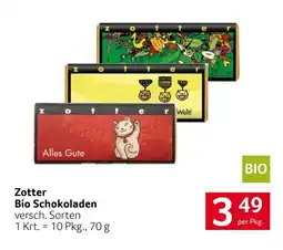 Transgourmet Zotter Bio Schokoladen Angebot