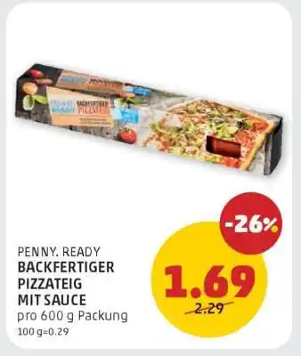 PENNY PENNY READY BACKFERTIGER PIZZATEIG MIT SAUCE Angebot