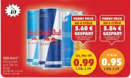 PENNY RED BULL* div. Sorten pro 250 ml Dose Angebot