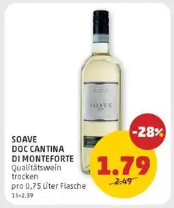 PENNY SOAVE DOC CANTINA DI MONTEFORTE Angebot