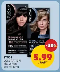 PENNY SYOSS COLORATION Angebot