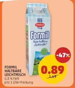 PENNY FORMIL HALTBARE LEICHTMILCH Angebot
