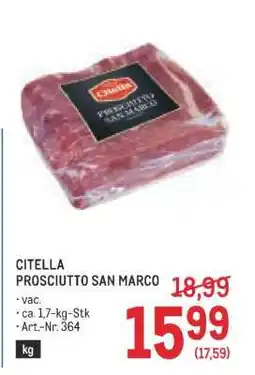 Metro Citella Prosciutto San Marco Angebot