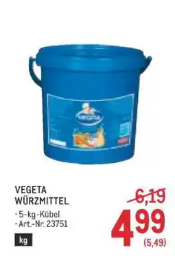 Metro VEGETA WÜRZMITTEL Angebot