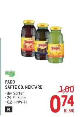 Metro Pago Angebot