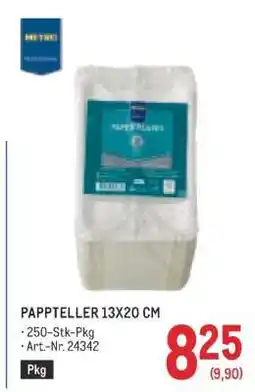 Metro PAPPTELLER 13X20 CM Angebot