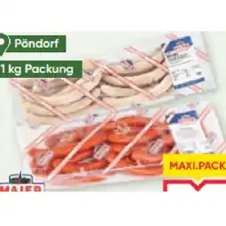 Maximarkt Bratwürstel, Debreziener oder Käsbreziner, Käsekrainer oder Chili-Käsekrainer Maximarkt Angebot