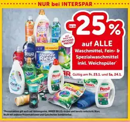 Interspar Waschmittel, Fein- & Spezialwaschmittel Angebot