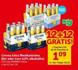 Interspar Corona Extra Mexikanisches Bier oder Cero Angebot
