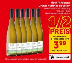Interspar Mayr Ferdinand Grüner Veltiner Selection Angebot