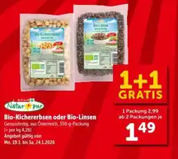 Interspar Bio-Kichererbsen oder Bio-Linsen Genussfertig Angebot