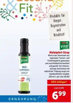 Interspar Maiwipferl-Sirup Angebot