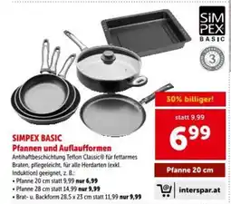 Interspar Pfannen und Auflaufformen Angebot