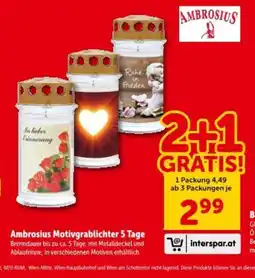 Interspar Ambrosius Motivgrablichter 5 Tage Angebot