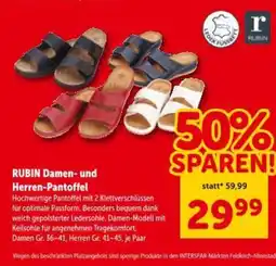 Interspar Damen- und Herren-Pantoffel Angebot