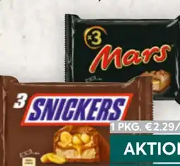 Billa Mars Riegel Angebot
