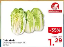 Unimarkt CHINAKOHL Angebot