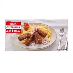 Interspar Cevapcici mit Pommes, Zwiebelringen, Ajvar und Senf INTERSPAR Angebot