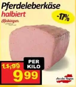 Wurstico Pferdeleberkäse halbiert Angebot