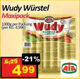 Wurstico Wudy Würstel Maxipack Angebot