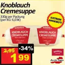 Wurstico Knoblauch Cremesuppe Angebot