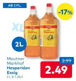 T&G Mautner Markhof Hesperiden Essig Angebot