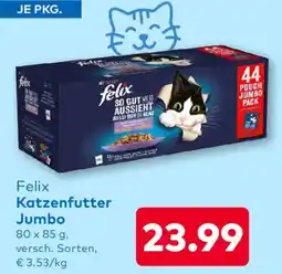 T&G Felix Katzenfutter Jumbo Angebot