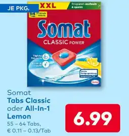 T&G Somat Tabs Classic oder All-In-1 Lemon Angebot