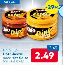 T&G Chio Dip Hot Cheese oder Hot Salsa Angebot