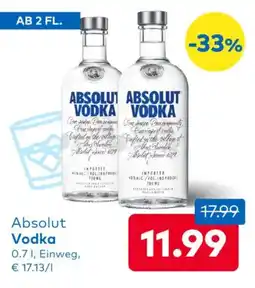 T&G Absolut Vodka Angebot