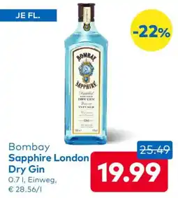 T&G Bombay Sapphire London Dry Gin Angebot