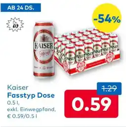 T&G Kaiser Fasstyp Dose Angebot
