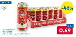 T&G Schwechater Bier Dose Angebot