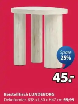 JYSK Beistelltisch LUNDEBORG Angebot